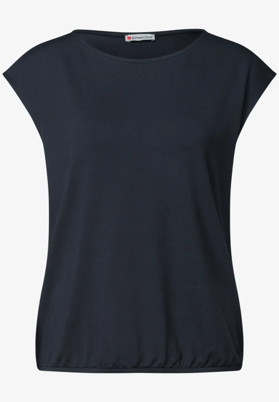 T-shirt col bateau à épaules tombantes
