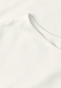 T-shirt col bateau à épaules tombantes