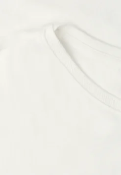 T-shirt col bateau effet soyeux