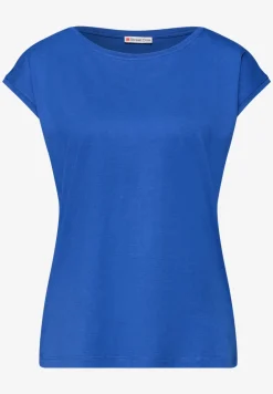 T-shirt col bateau effet soyeux