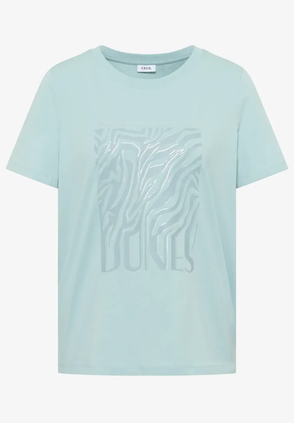 T-shirt col rond à détail imprimé
