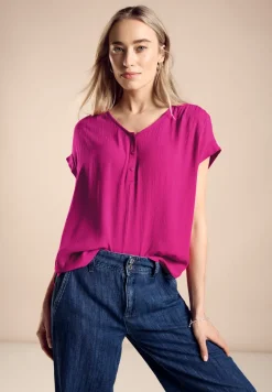 T-shirt dans un mélange de matières