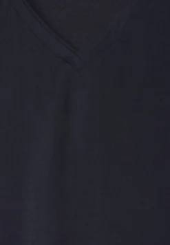 T-shirt dans un mélange de matières Cupro