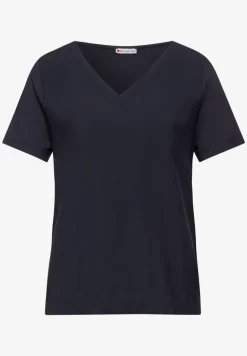 T-shirt dans un mélange de matières Cupro