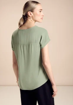 T-shirt dans un mélange de matières