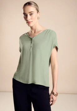 T-shirt dans un mélange de matières