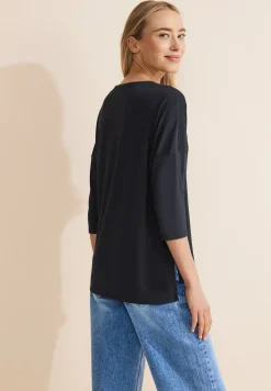 T-shirt dans un mélange de matières