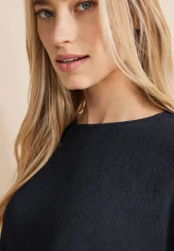 T-shirt dans un mélange de matières