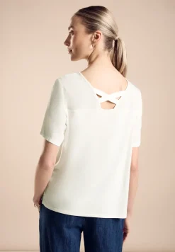 T-shirt dans un mélange de matières