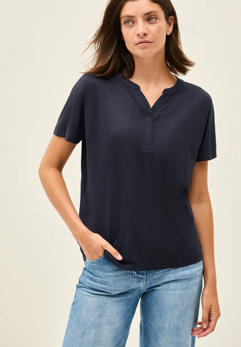 T-shirt décontracté au look tunique