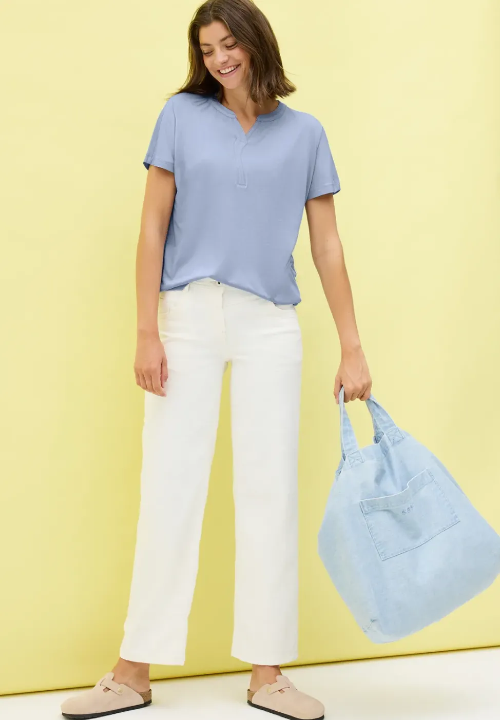 T-shirt décontracté au look tunique