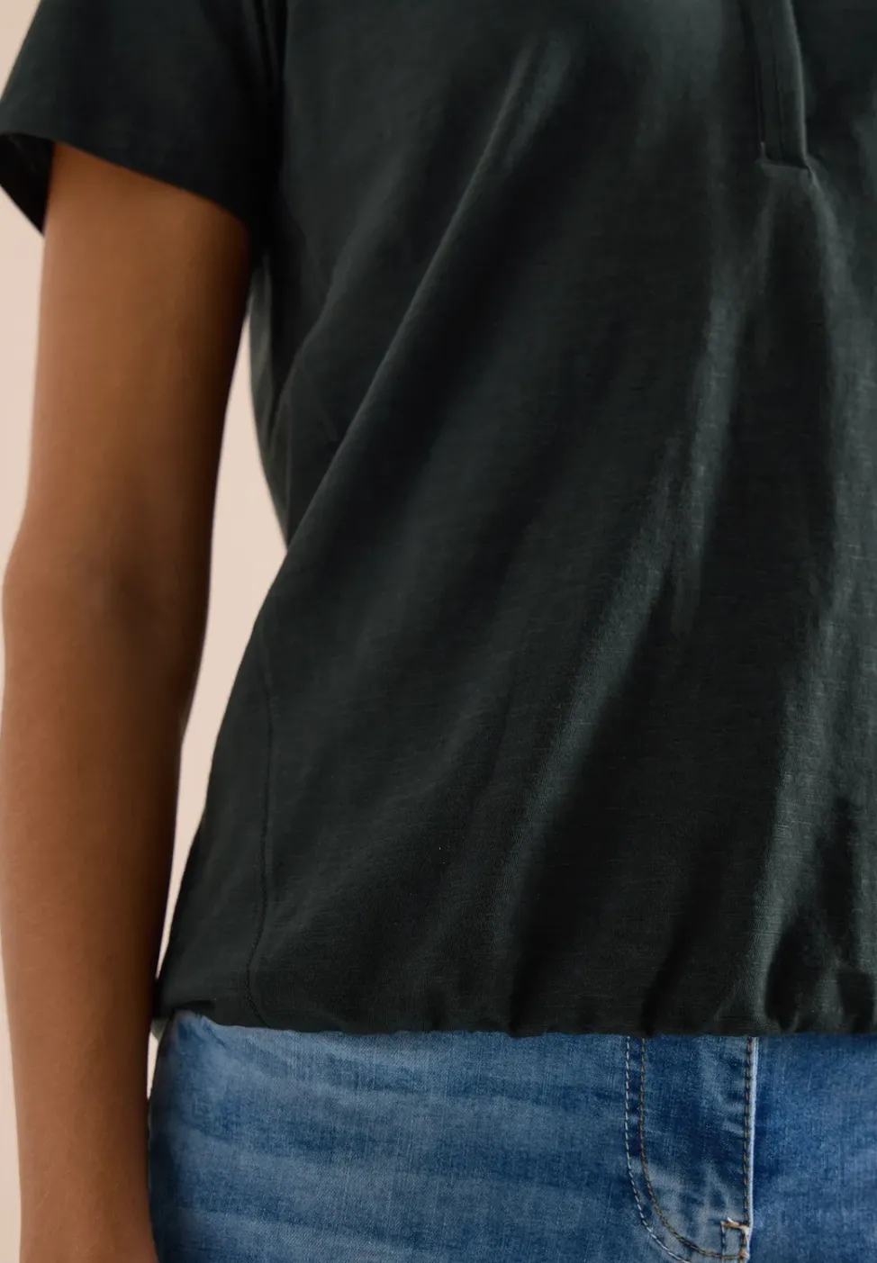 T-shirt de base au look tunique