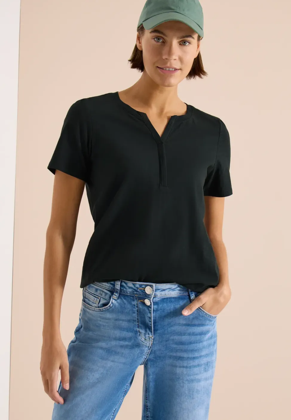 T-shirt de base au look tunique