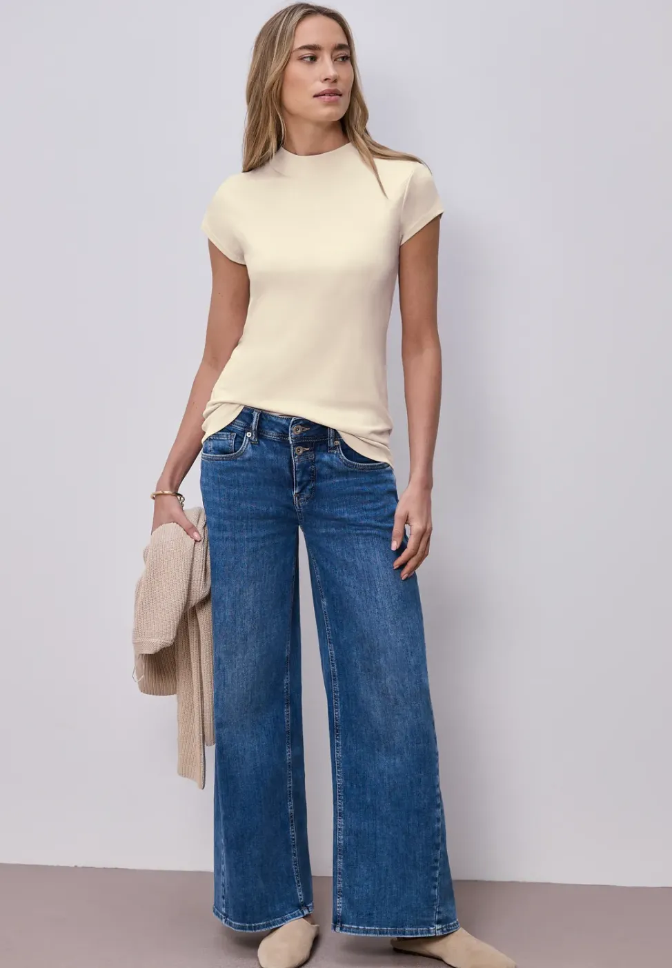 T-shirt de base avec Turtle Neck