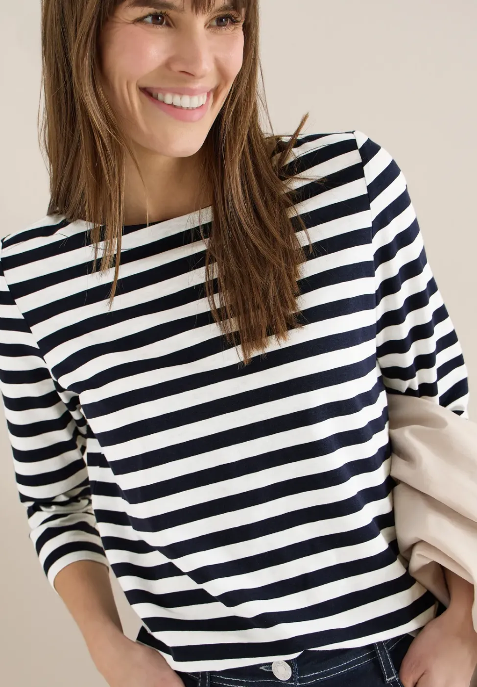 T-shirt de base rayé