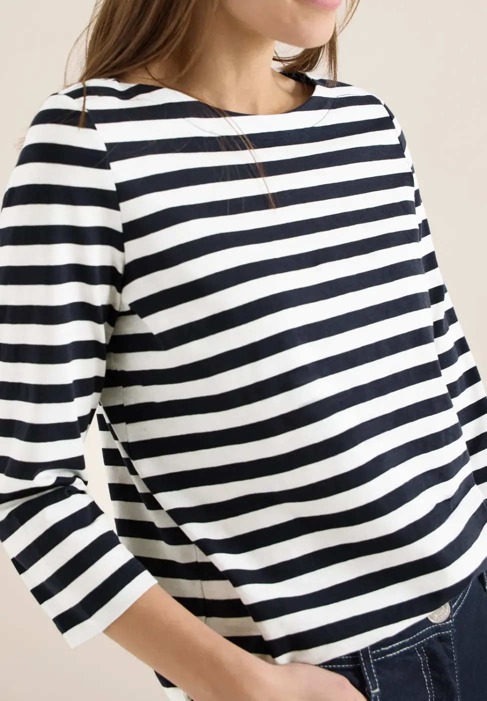 T-shirt de base rayé