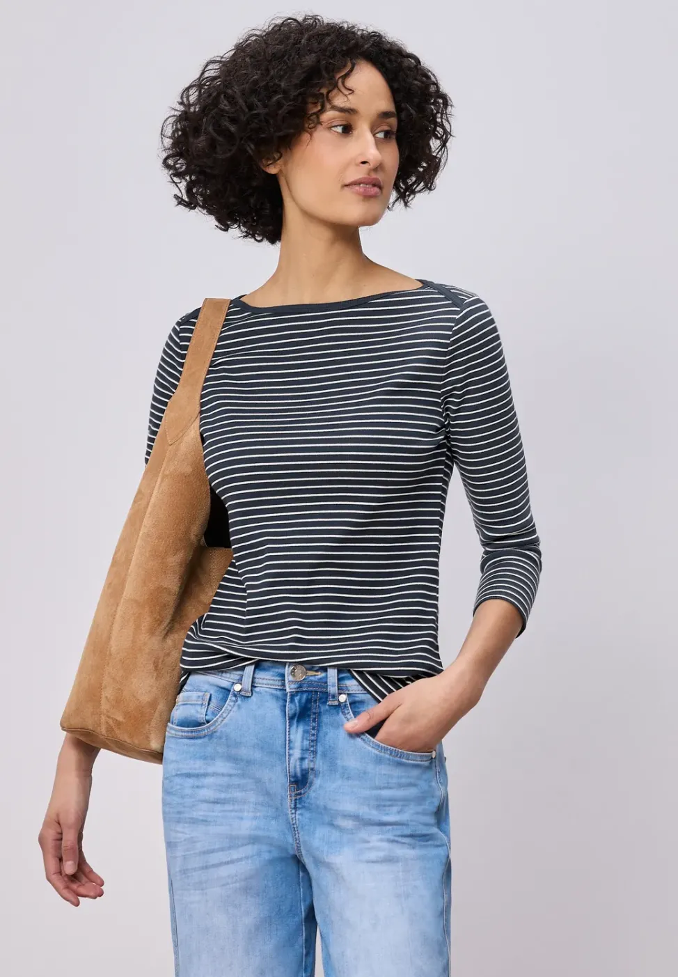 T-shirt de base rayé