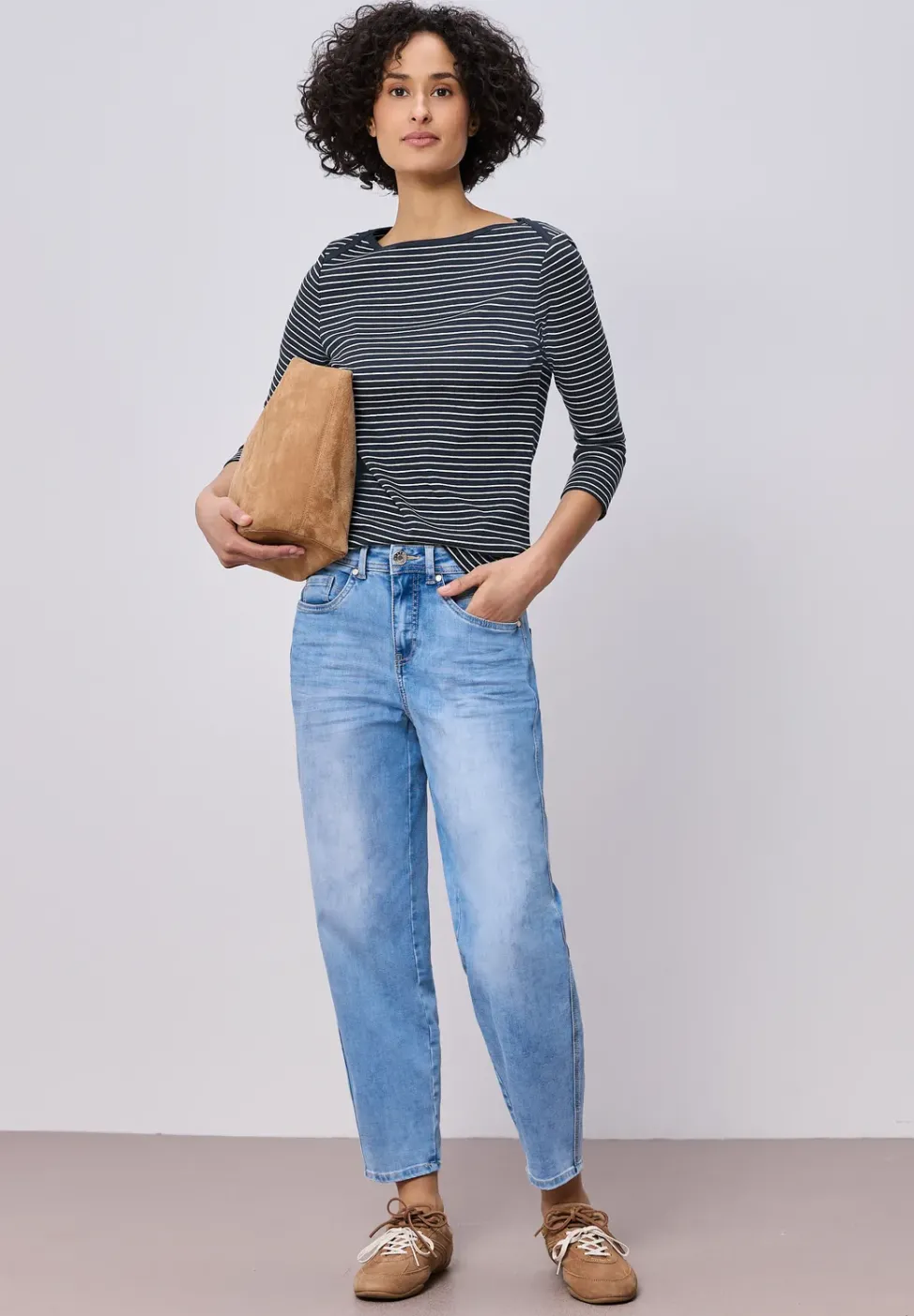 T-shirt de base rayé