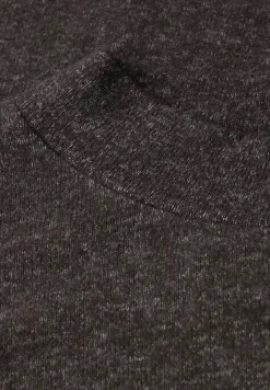 T-shirt doux à col tourterelle