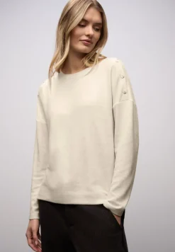 T-shirt doux avec boutons