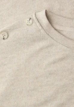 T-shirt doux avec boutons