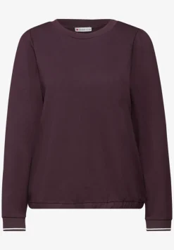 T-shirt doux avec détails côtelés