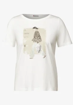 T-shirt doux avec imprimé