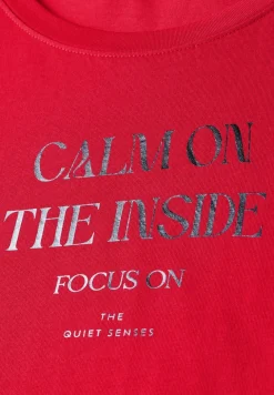 T-shirt doux avec wording