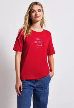 T-shirt doux avec wording