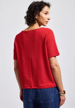 T-shirt doux et structuré