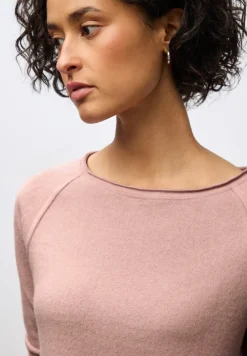 T-shirt doux mélangé