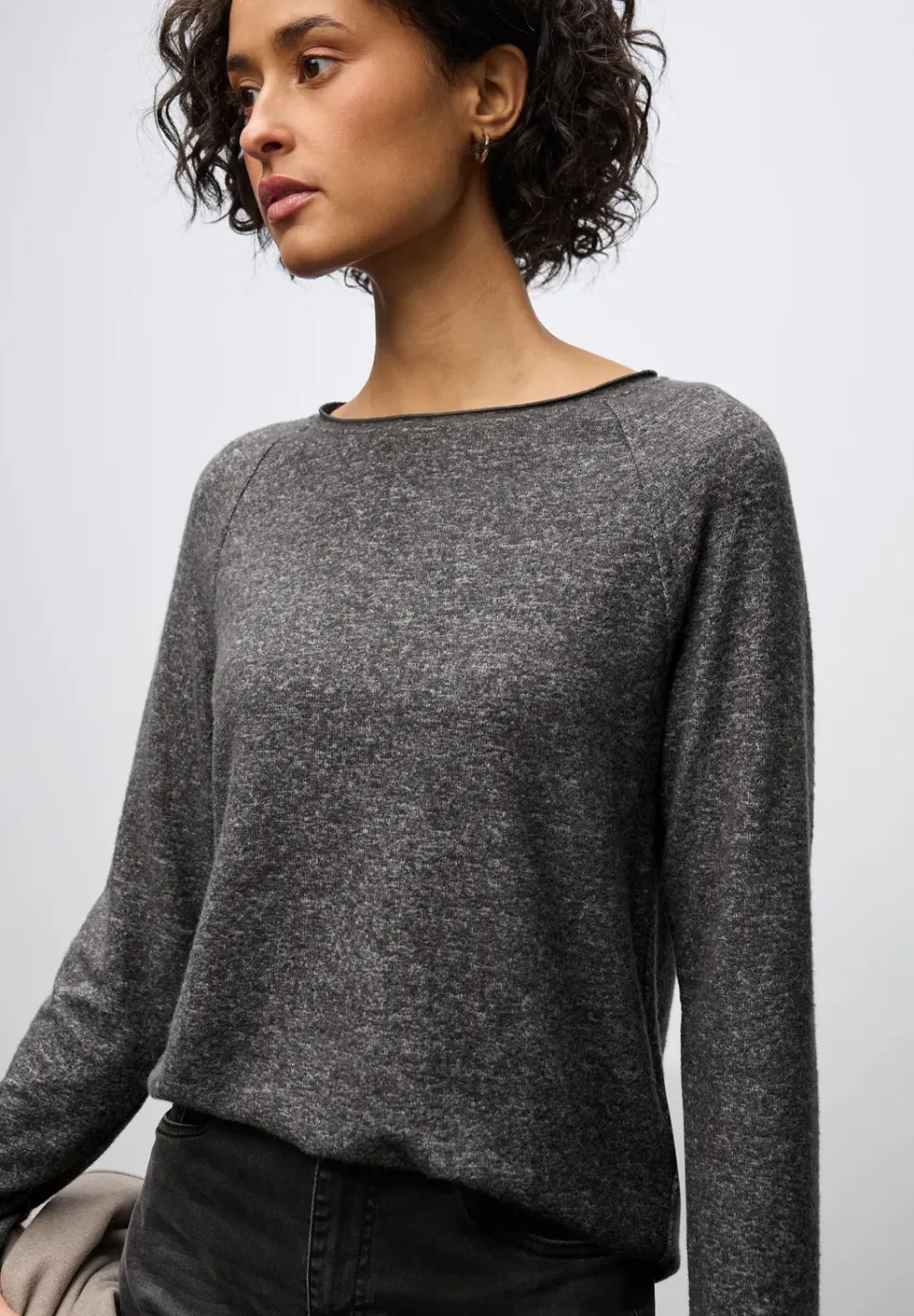 T-shirt doux mélangé