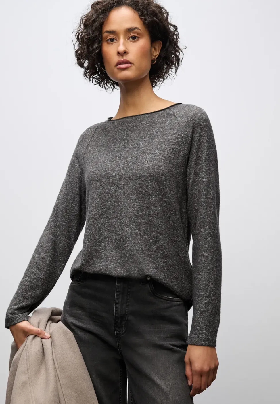T-shirt doux mélangé