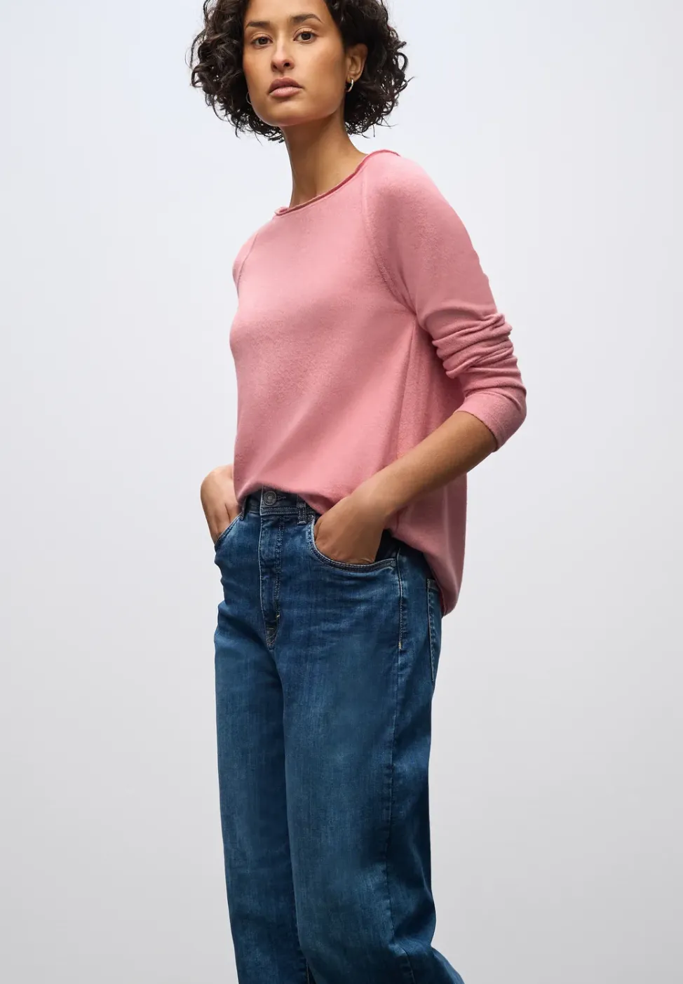 T-shirt doux mélangé