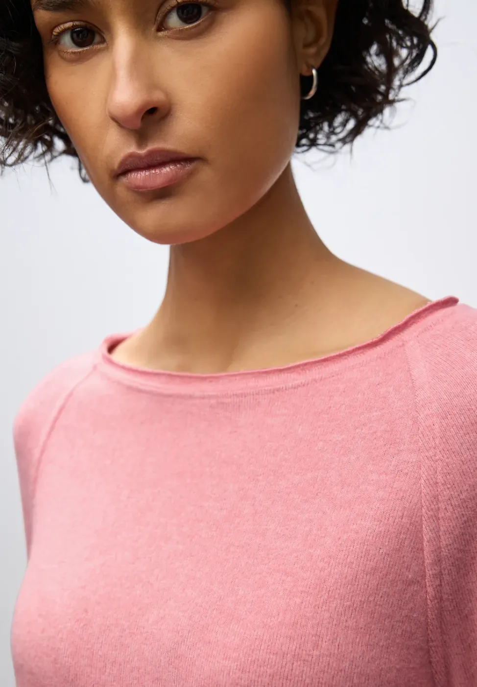 T-shirt doux mélangé