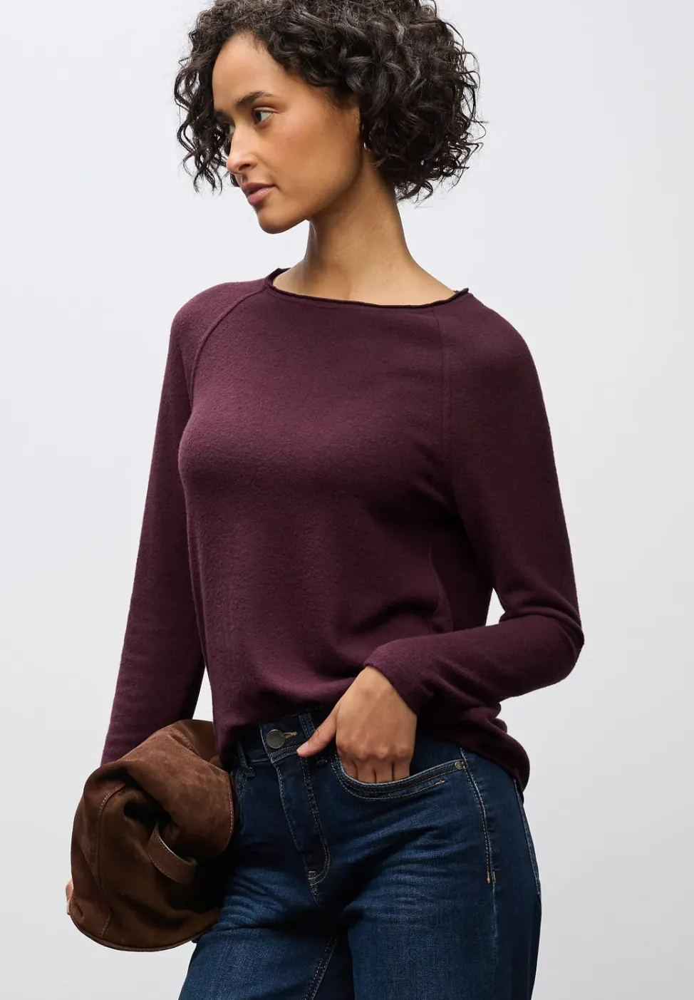 T-shirt doux mélangé
