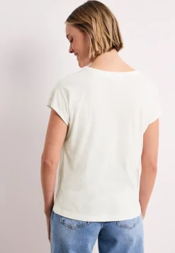 T-shirt dropped shoulder avec imprimé frontal