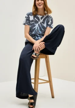T-shirt dévoré avec motif