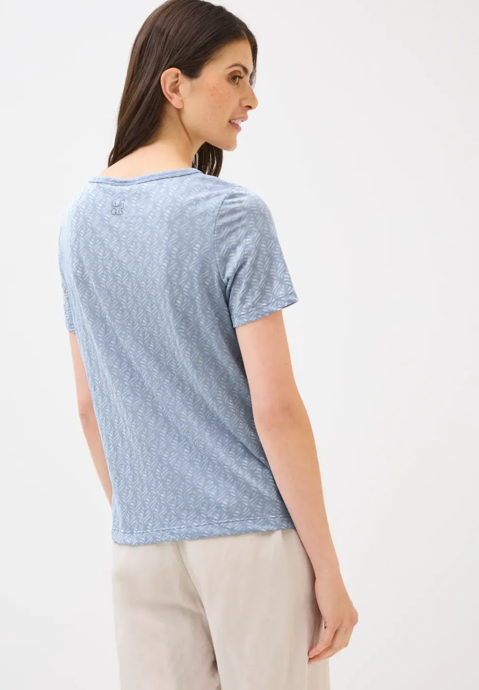 T-shirt dévoré avec wording
