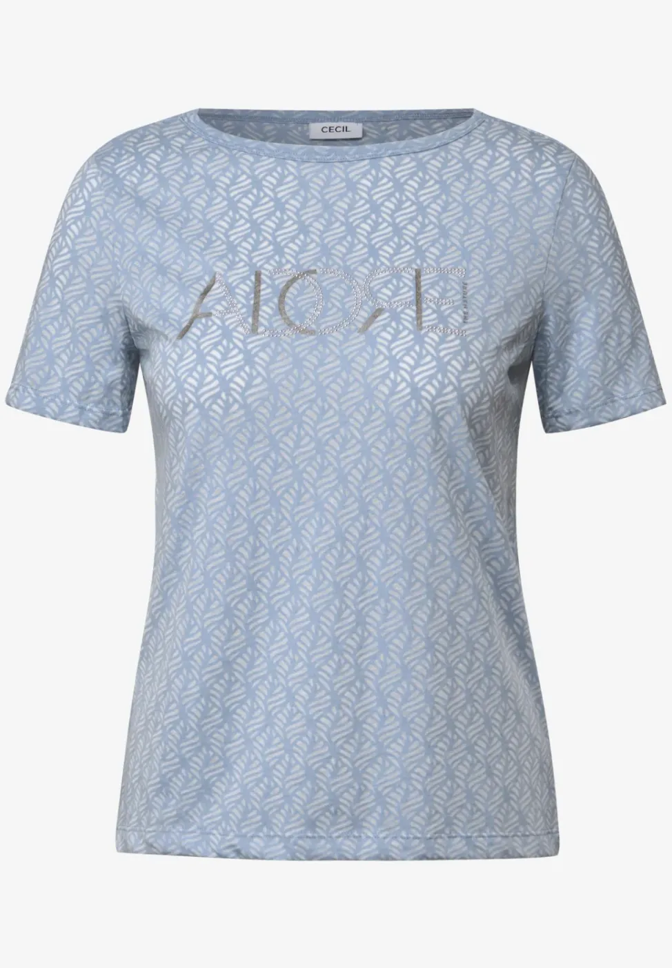 T-shirt dévoré avec wording