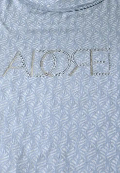 T-shirt dévoré avec wording