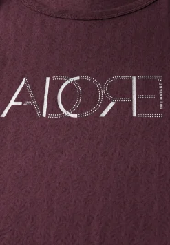 T-shirt dévoré avec wording