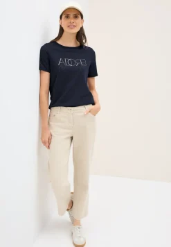 T-shirt dévoré avec wording