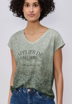 T-shirt dévoré avec wording