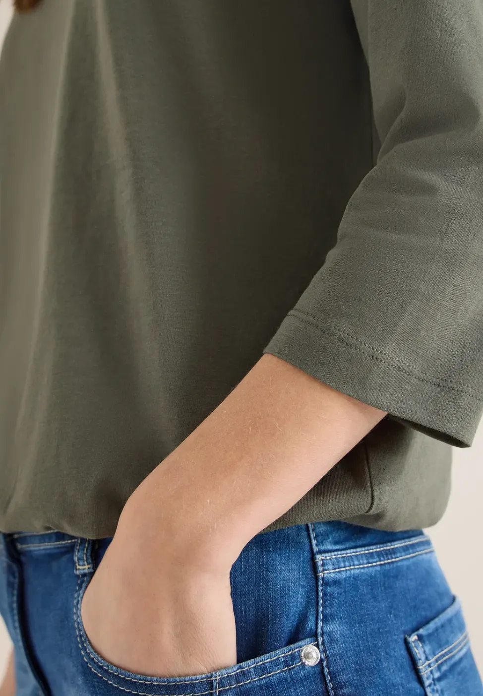 T-shirt en couleur unie