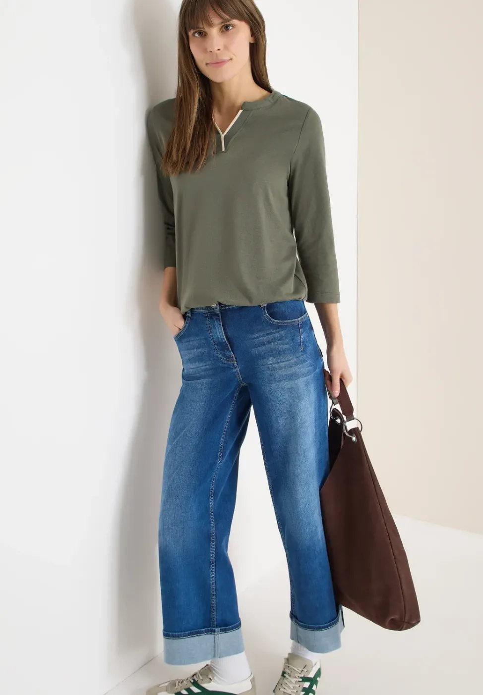 T-shirt en couleur unie