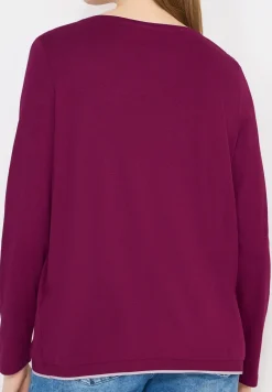 T-shirt en couleur unie