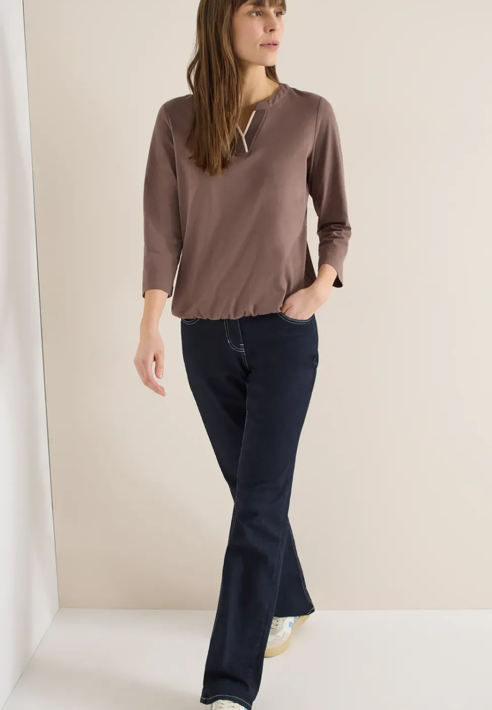 T-shirt en couleur unie
