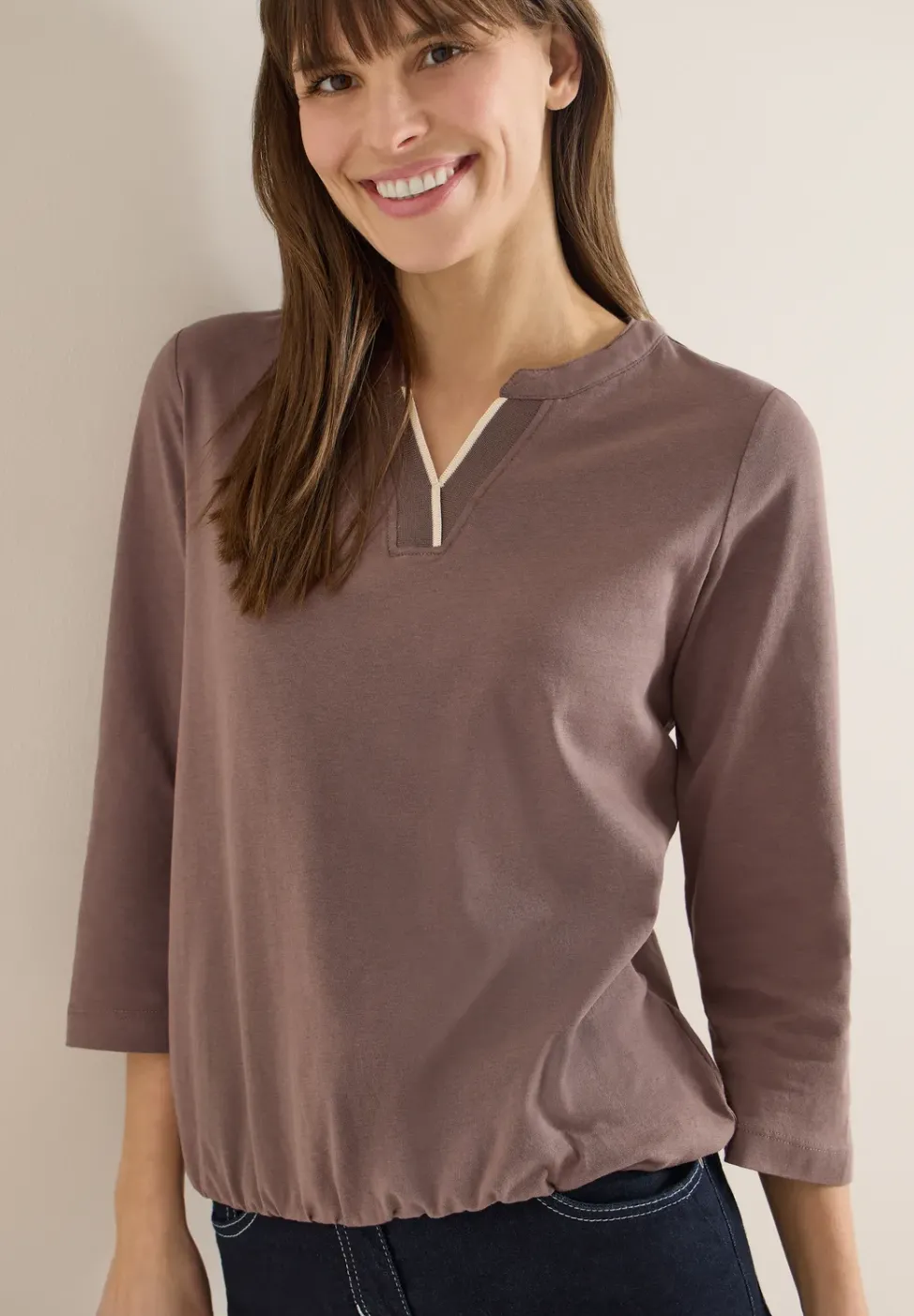 T-shirt en couleur unie