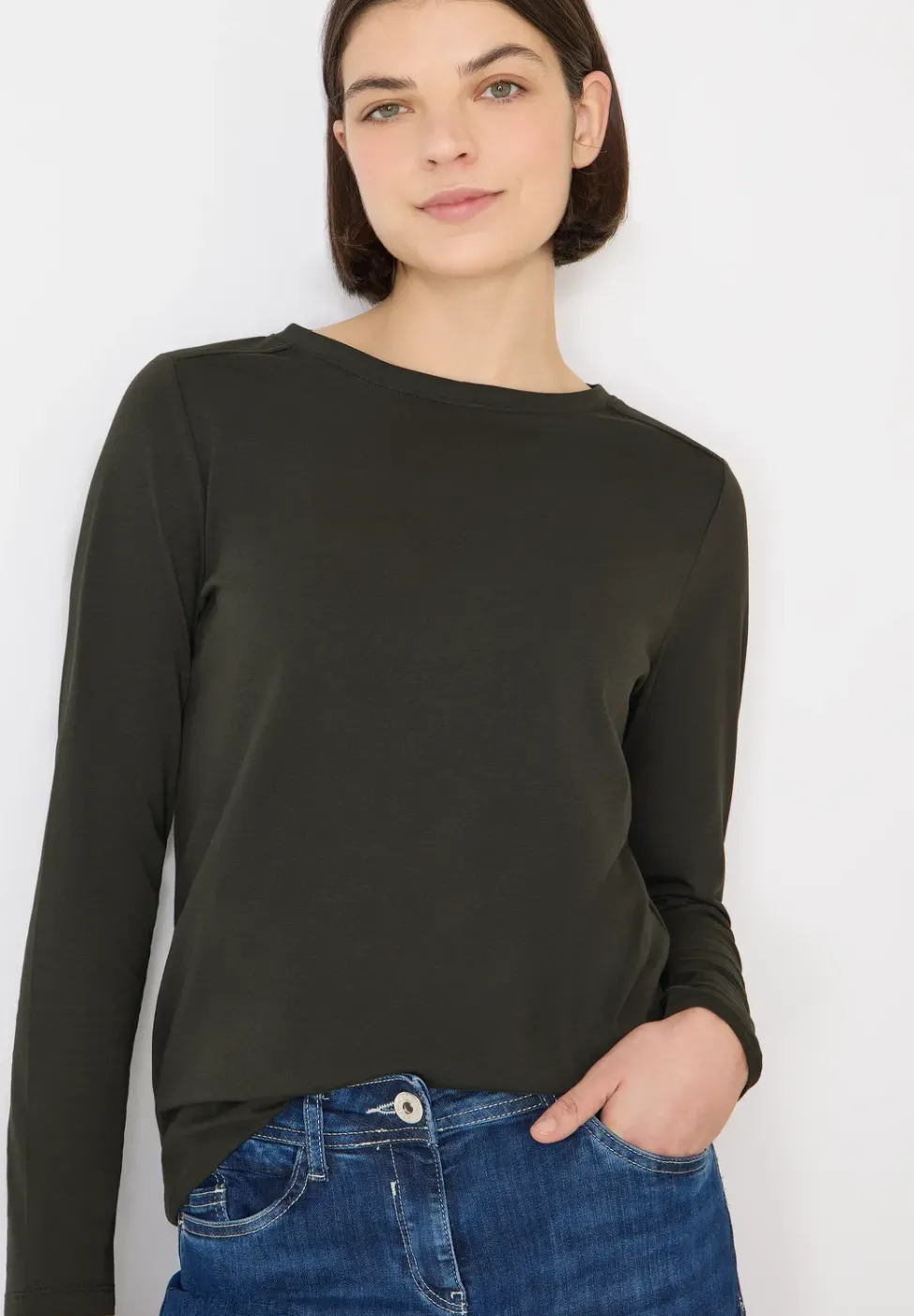T-shirt en couleur unie